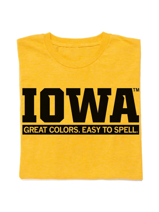 Iowa: Great Colors, Easy To Spell