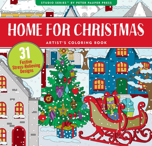 Home For The Holidays Coloring Book