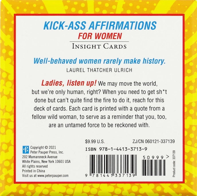 Kick-Ass Affirmations For Women Insight Cards
