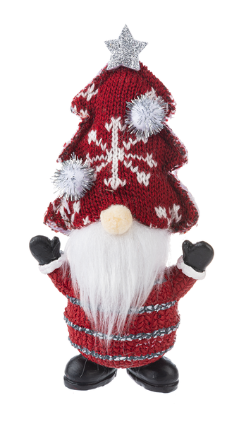 Gnome Figurines With Christmas Tree Hats