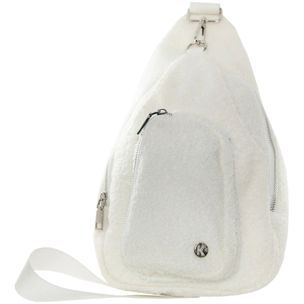 White Sherpa Sling Bag