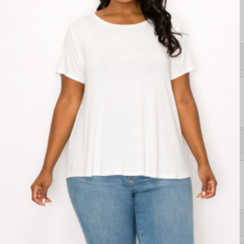 Bamboo Classic Tee For Curvy