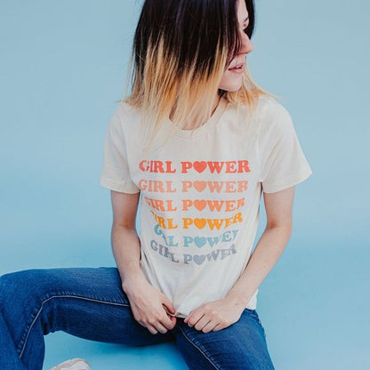 Girl Power Pastel Graphic Tee